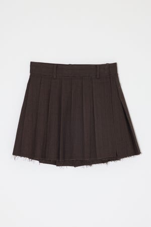 PLEATED WRAP スカート