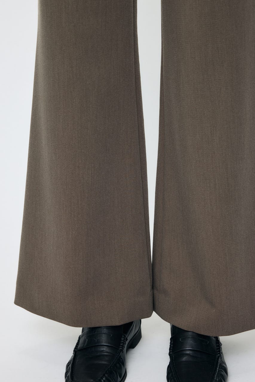 A18934 美品 カラー 23SS ウールトロフレアトラウザーズパンツ 茶系3 MOUSSY | FLARE トラウザーズ (パンツ ) |SHEL'TTER WEBSTORE