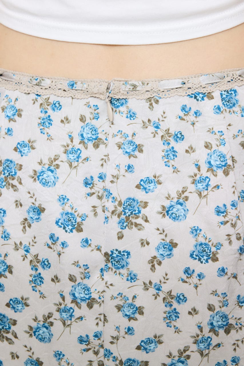 LACE MINI スカート 柄BEG 2