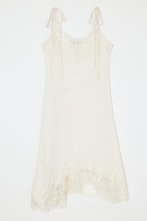 ASYMMETRY SATIN ドレス