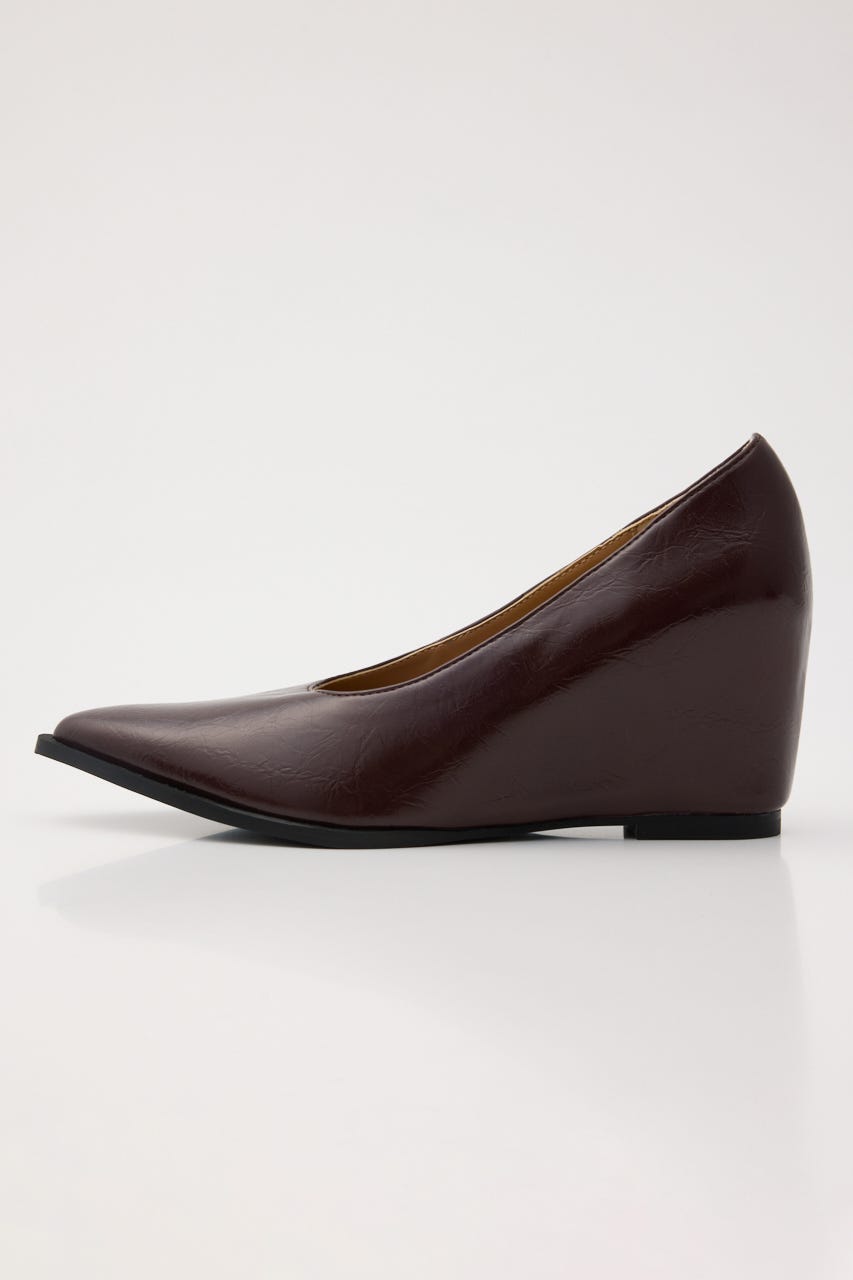POINTED TOE WEDGE パンプス BRD L