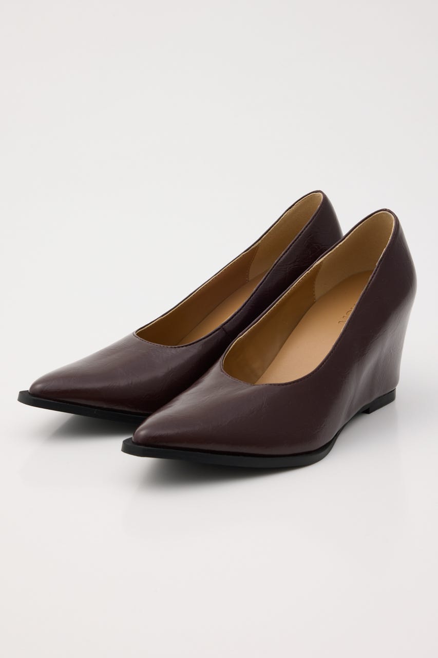 POINTED TOE WEDGE パンプス BRD L