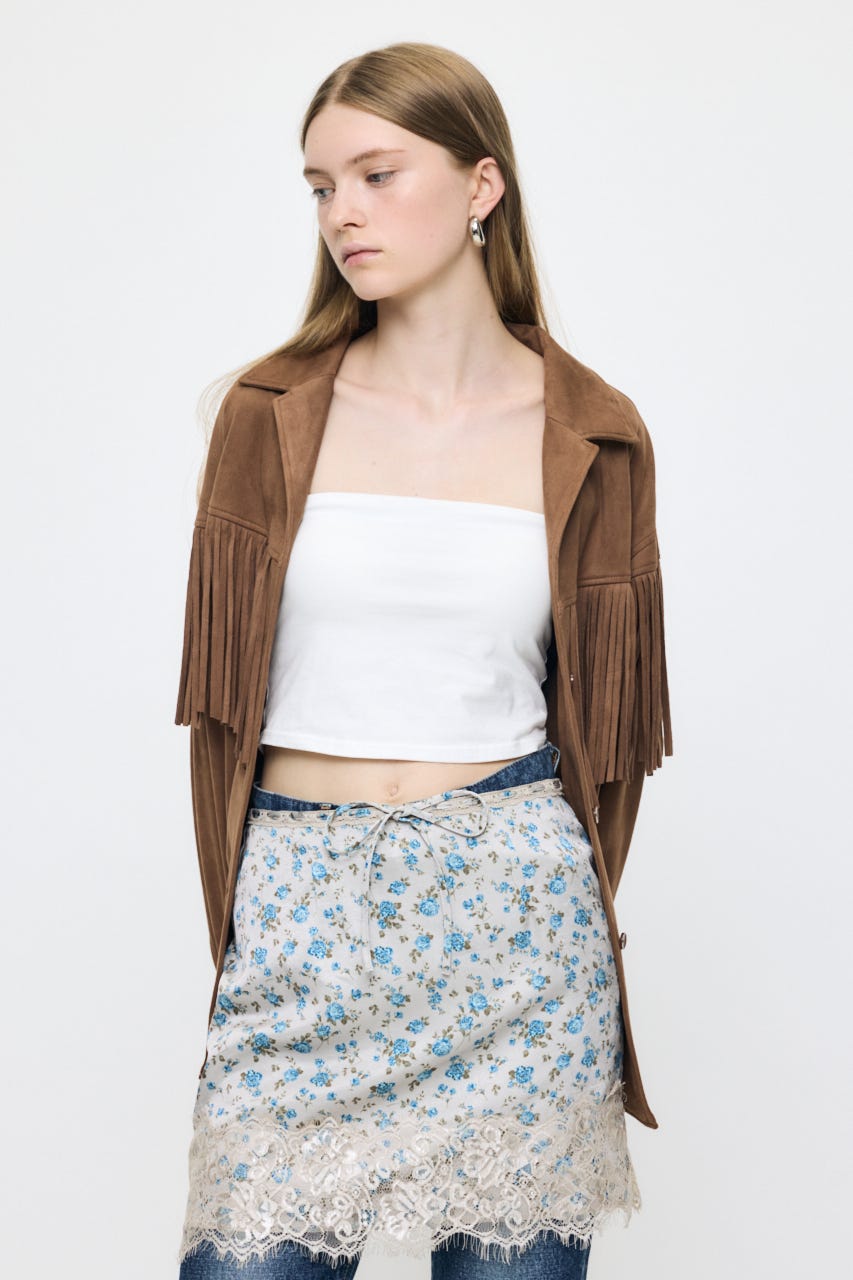 CHUNK HALF MOON イヤリング SLV FREE