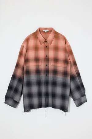 FADED CHECKED シャツ