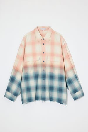FADED CHECKED シャツ