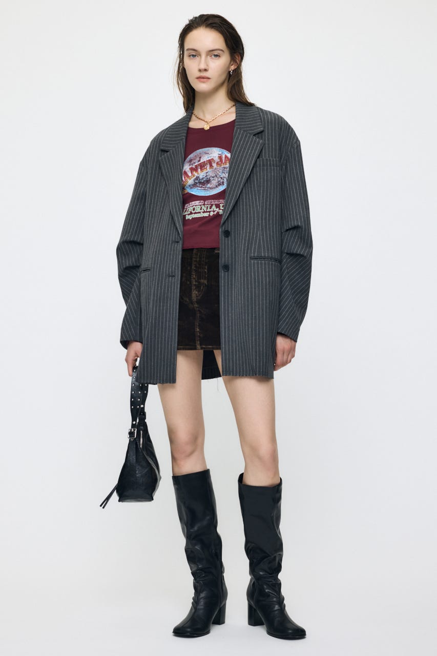 OVERSIZED ジャケット GRY FREE