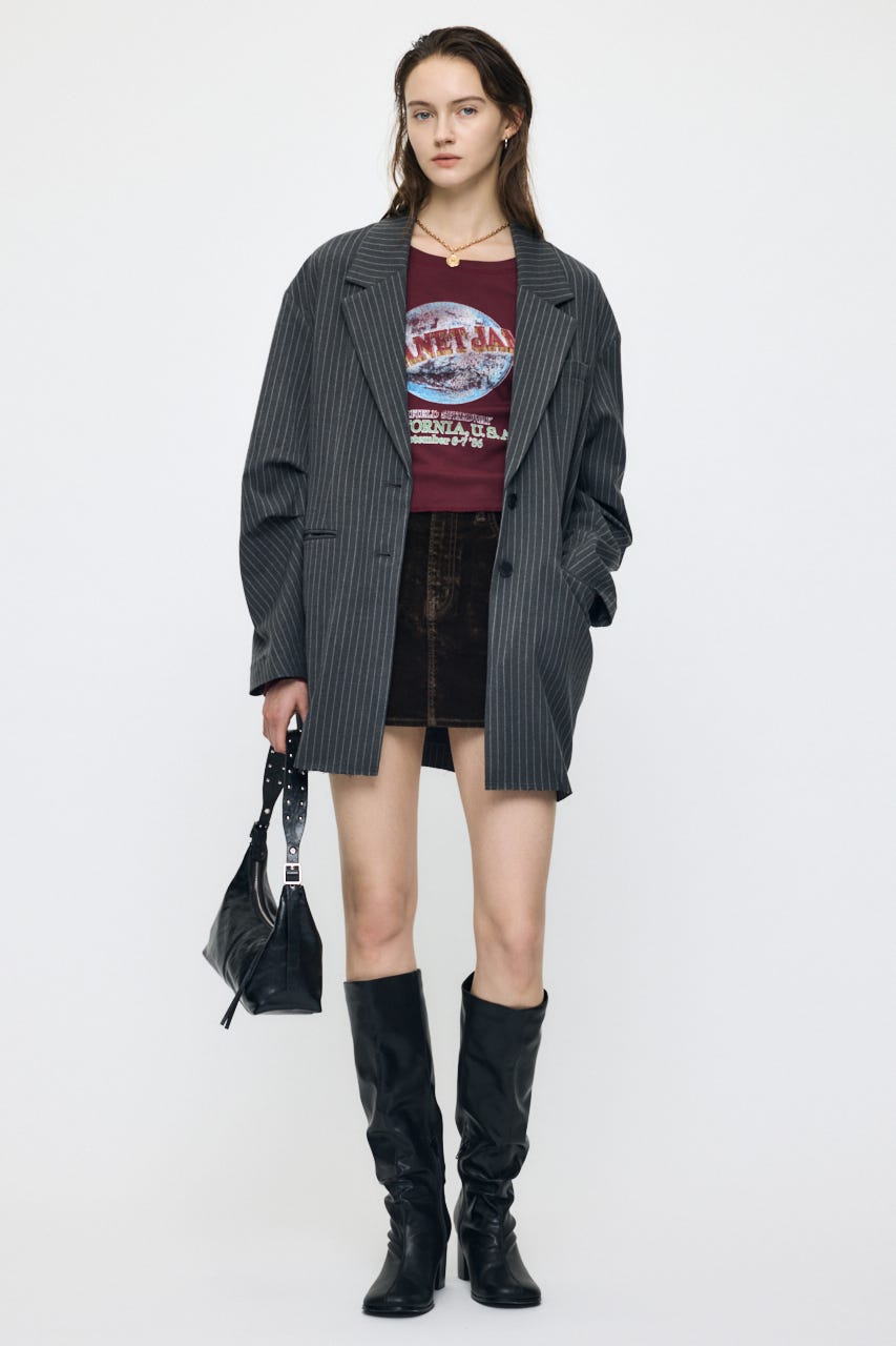 OVERSIZED ジャケット GRY FREE