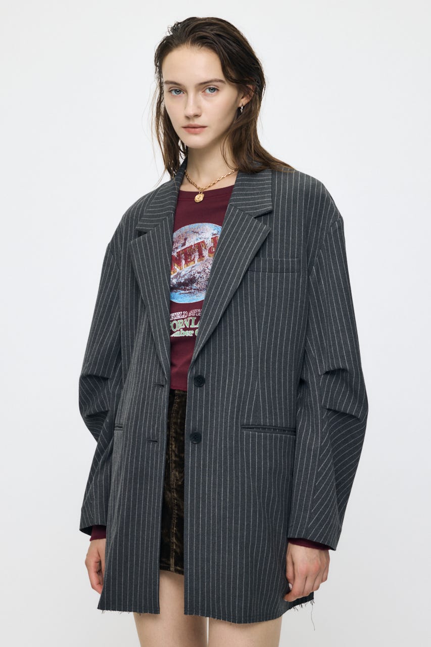 OVERSIZED ジャケット GRY FREE