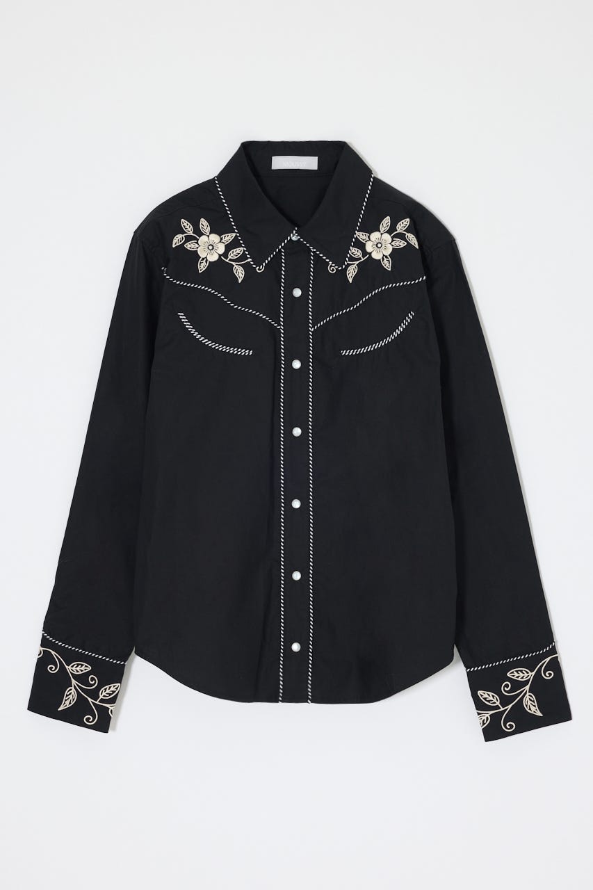 WESTERN シャツ BLK FREE