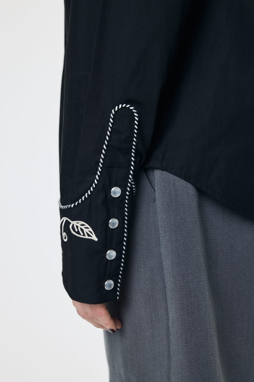WESTERN シャツ BLK FREE