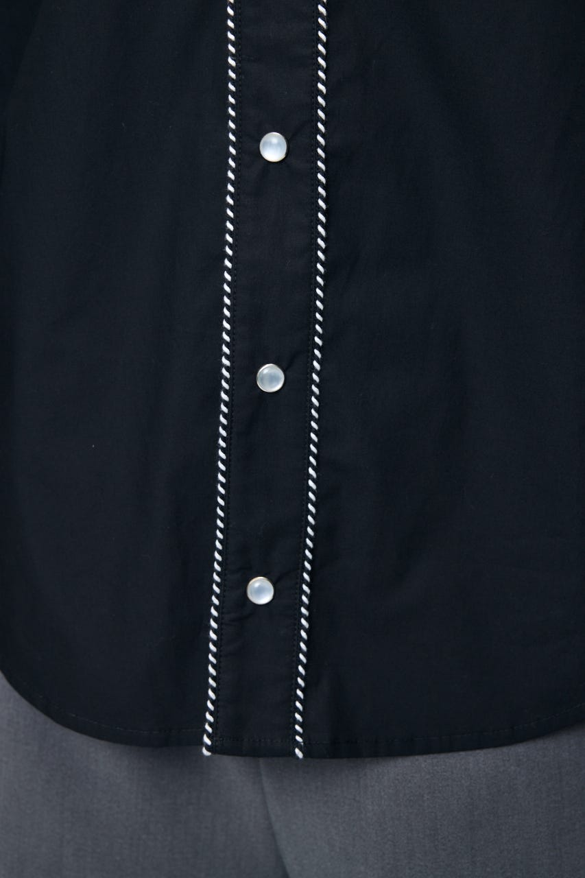 WESTERN シャツ BLK FREE