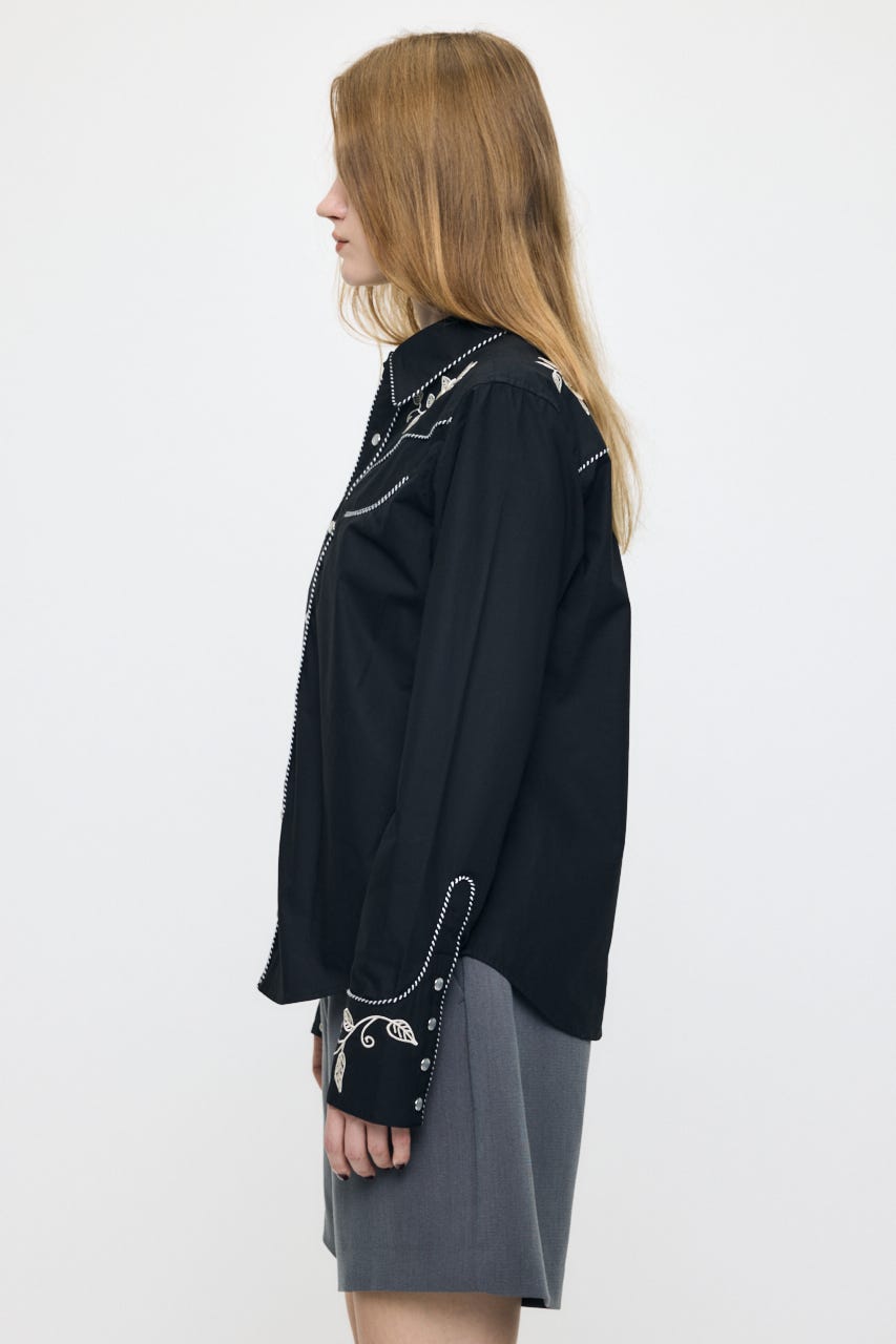 WESTERN シャツ BLK FREE