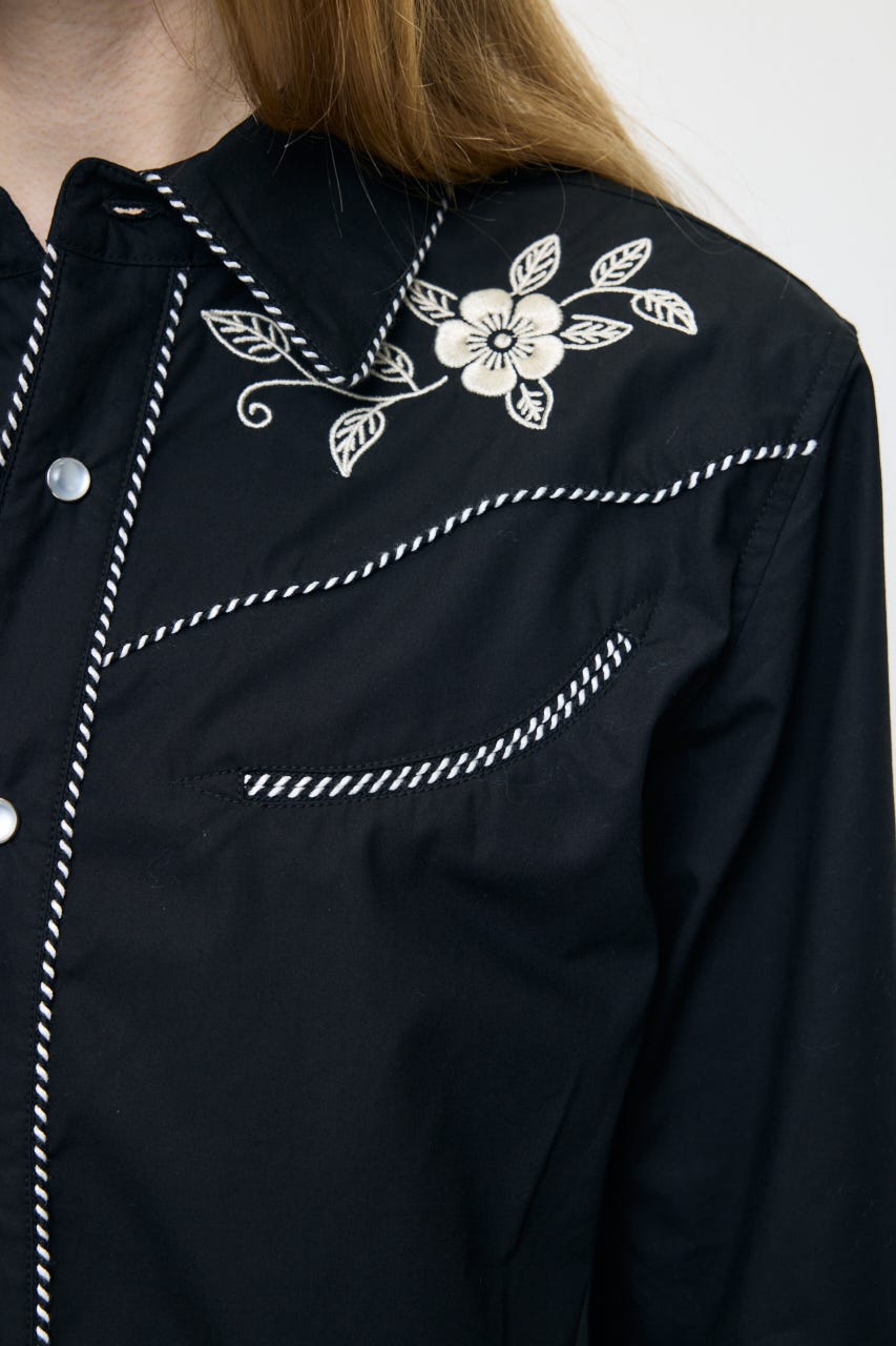 WESTERN シャツ BLK FREE