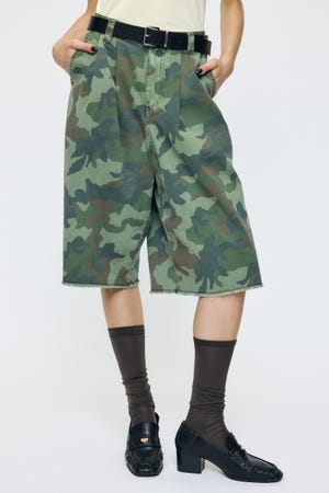 MILITARY WIDE CROPPED パンツ