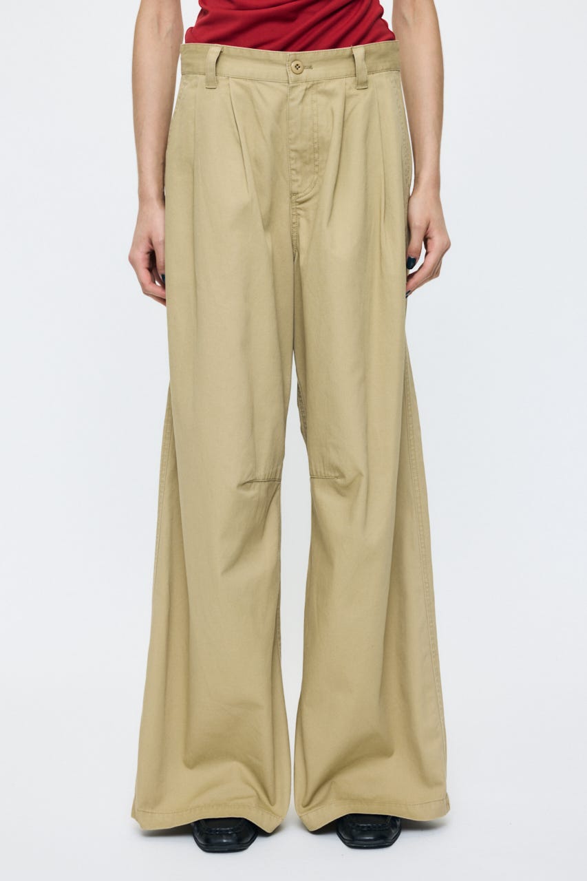 MILITARY WIDE LONG パンツ BEG 2