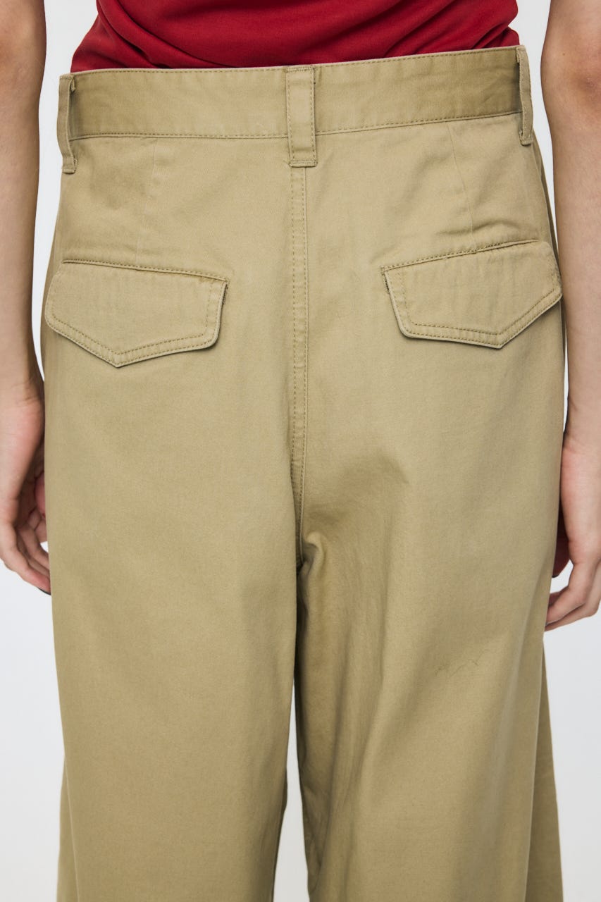 MILITARY WIDE LONG パンツ BEG 2