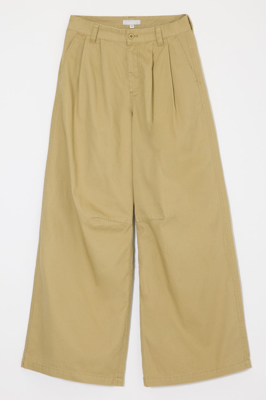 MILITARY WIDE LONG パンツ BEG 2