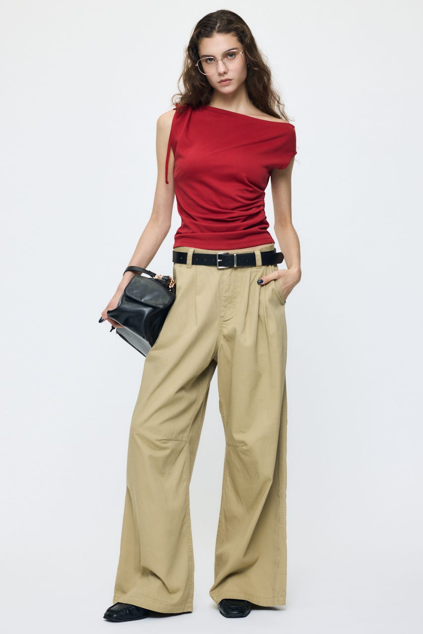 MILITARY WIDE LONG パンツ BEG 2
