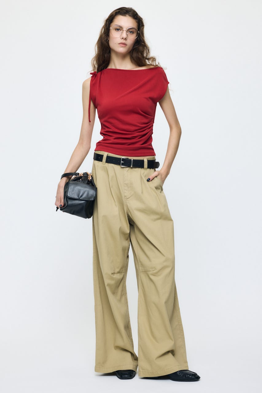 MILITARY WIDE LONG パンツ BEG 2