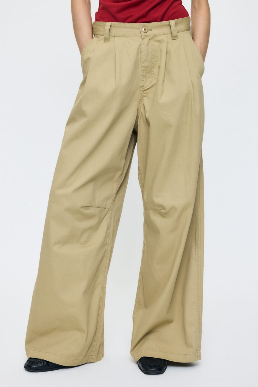 MILITARY WIDE LONG パンツ BEG 2