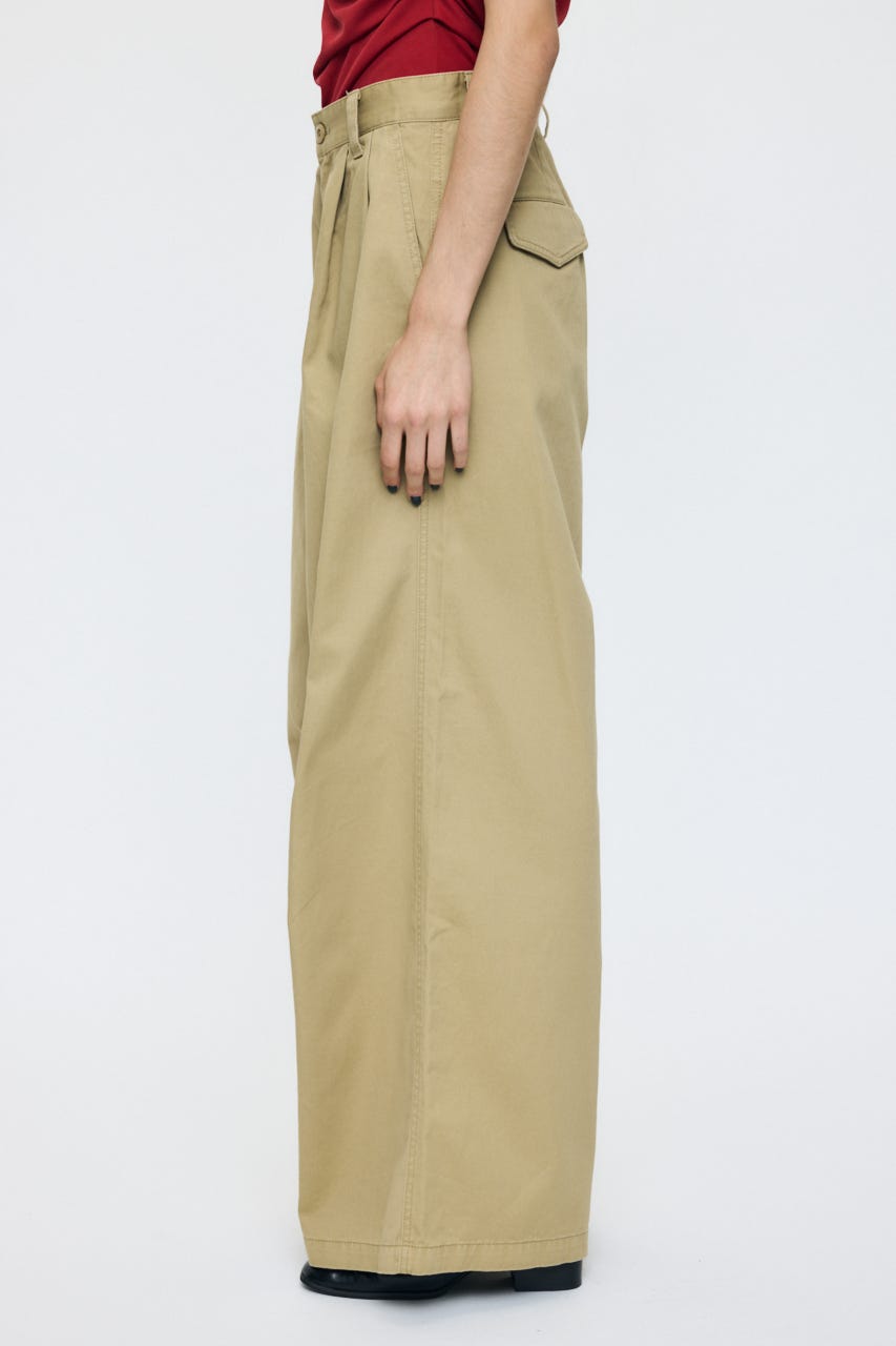 MILITARY WIDE LONG パンツ BEG 2