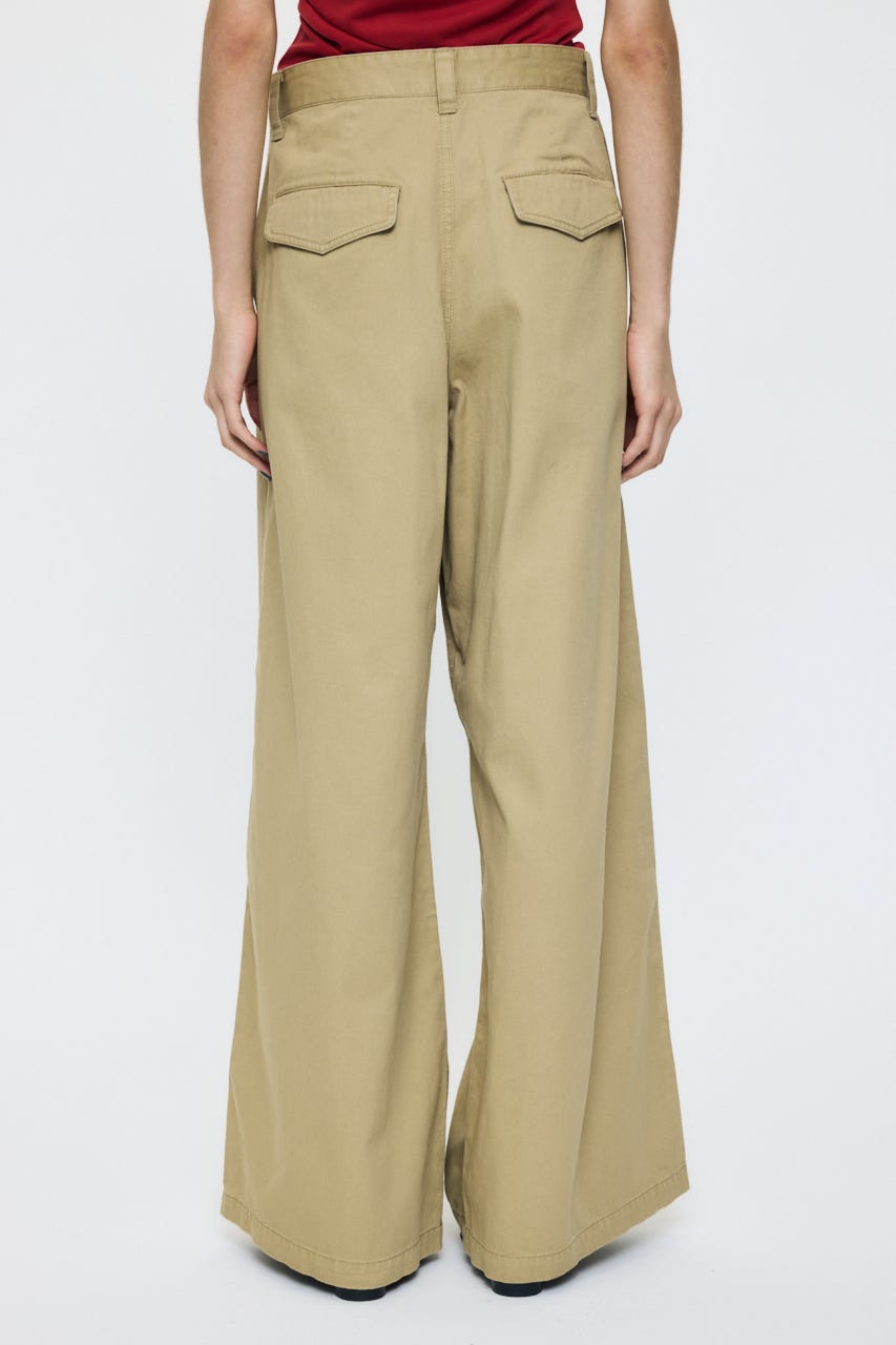 MILITARY WIDE LONG パンツ BEG 2
