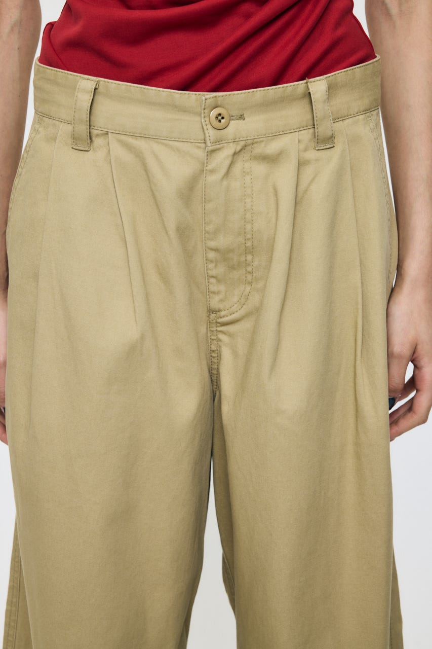 MILITARY WIDE LONG パンツ BEG 2