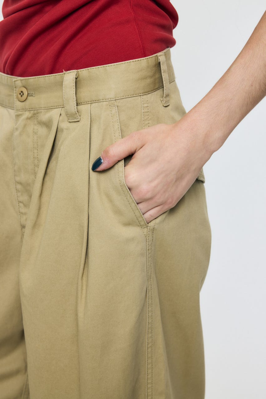 MILITARY WIDE LONG パンツ BEG 2