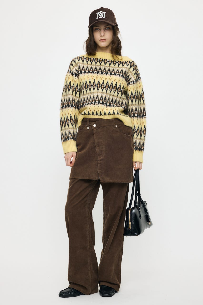 LAYERABLE PAINTER パンツ BRN 1