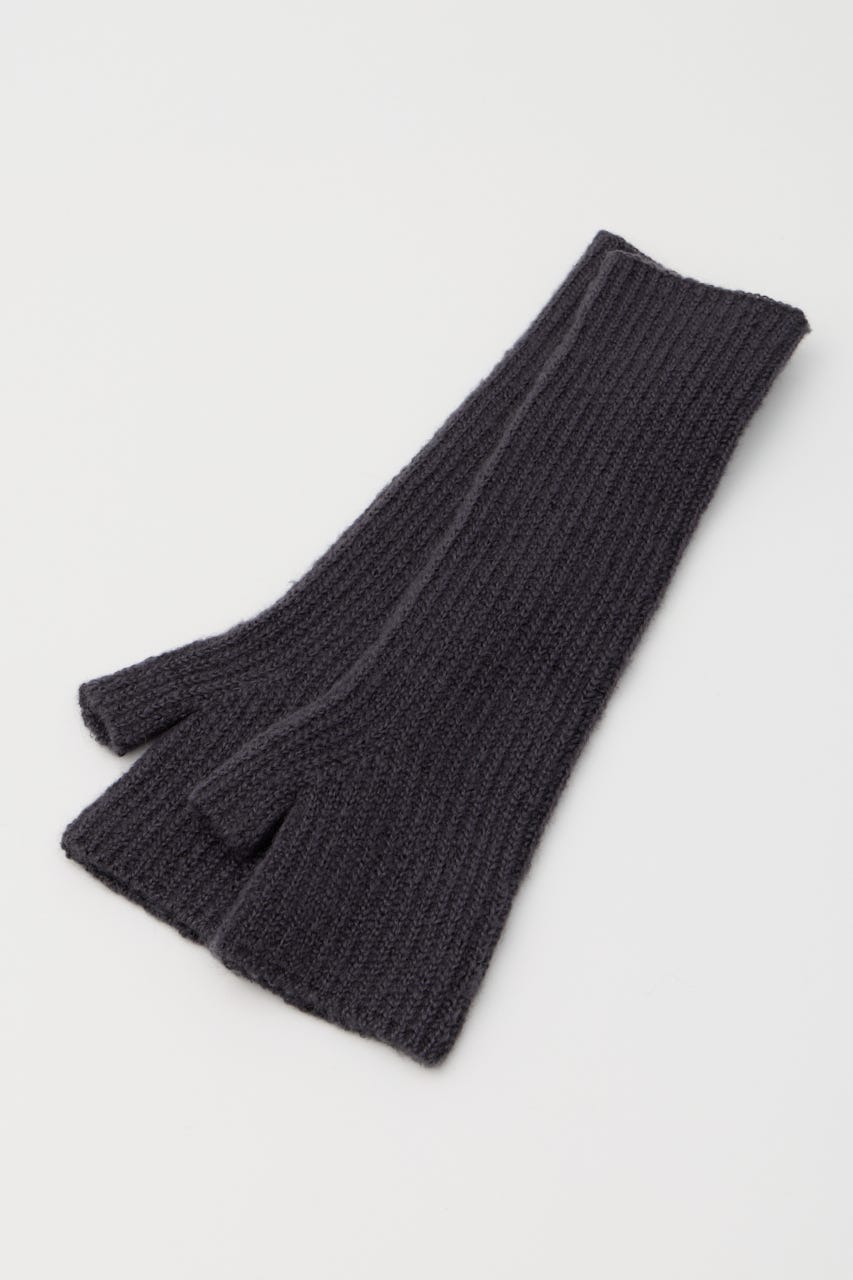 RIB KNIT アームウォーマー GRY FREE
