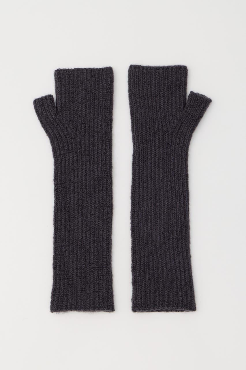 RIB KNIT アームウォーマー GRY FREE