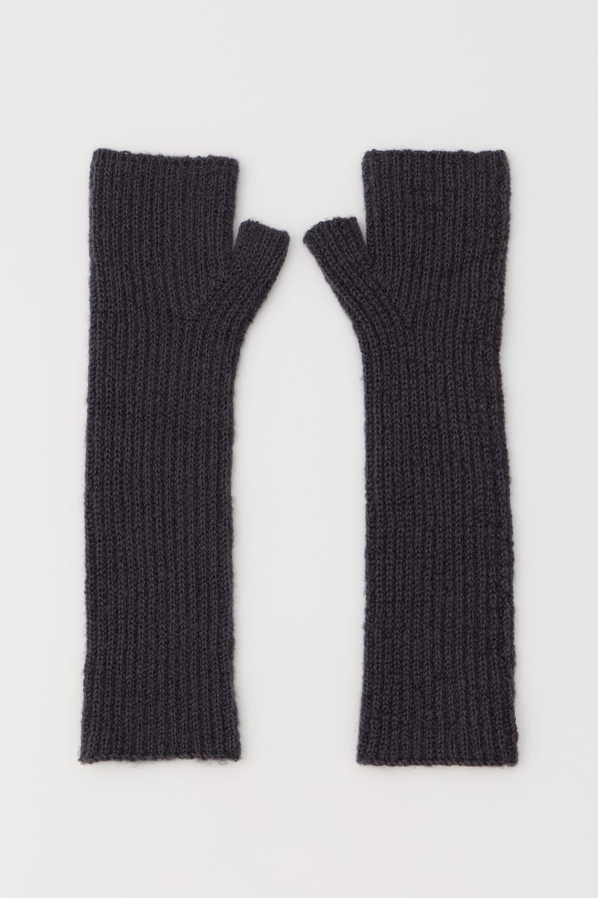 RIB KNIT アームウォーマー GRY FREE