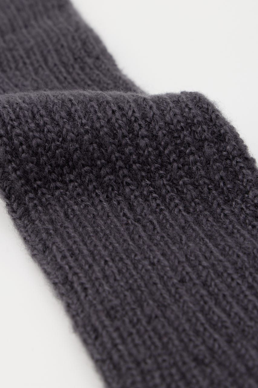 RIB KNIT アームウォーマー GRY FREE