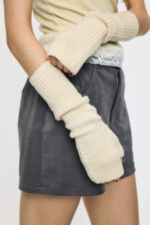 RIB KNIT アームウォーマー