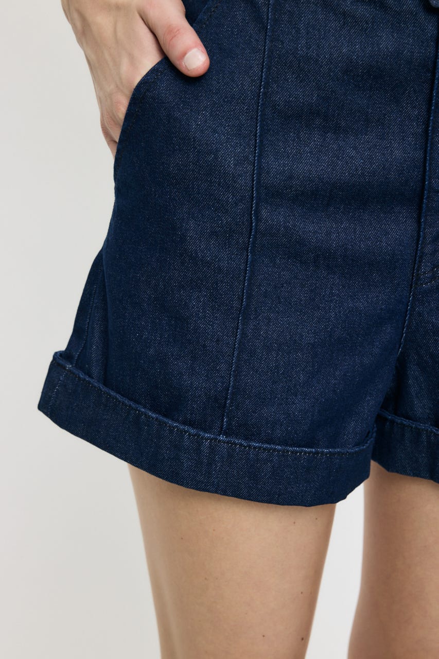 BELTED DENIM ショーツ One Wash 1