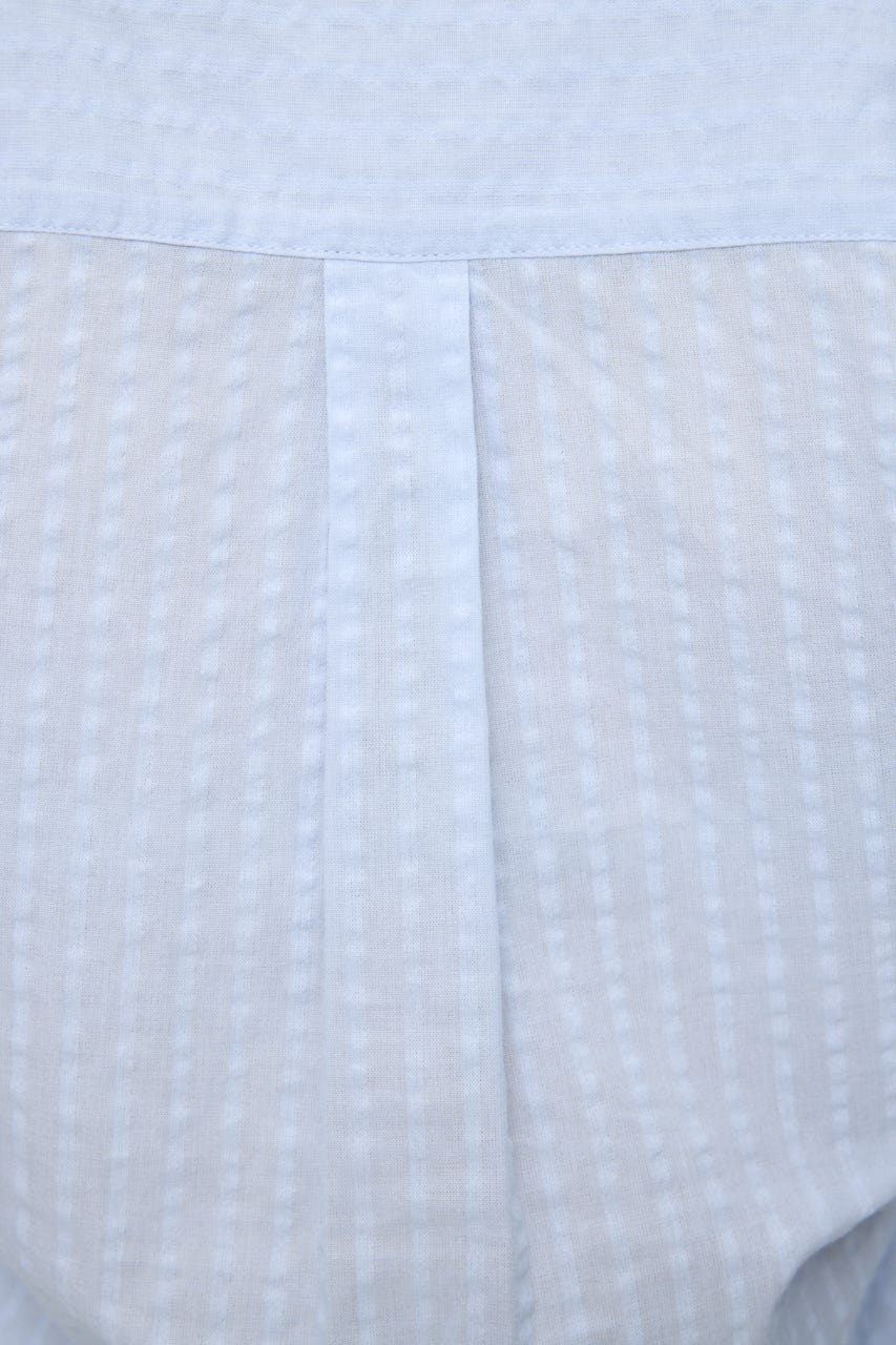 WAIST TUCK FIT シャツ BLU FREE