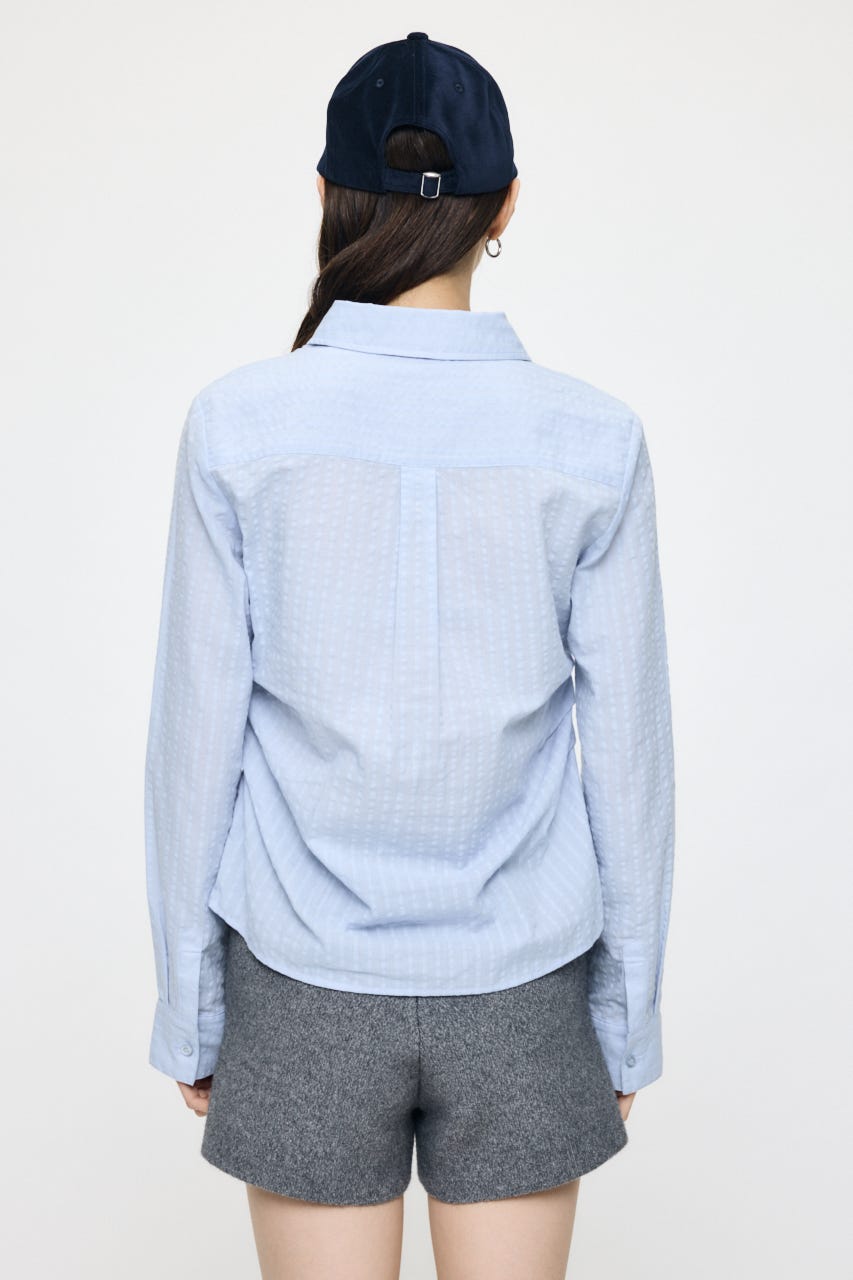 WAIST TUCK FIT シャツ BLU FREE