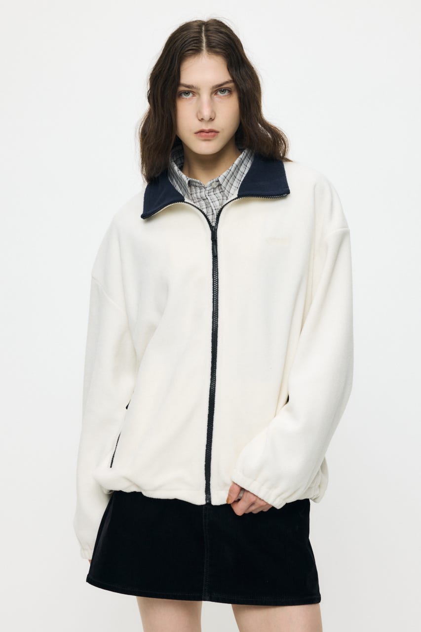 SOFT TOUCH FLEECE ジャケット O/WHT FREE
