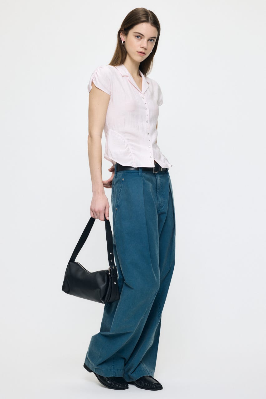 MOUSSY | CURVE LINE TUCK パンツ (パンツ ) |SHEL'TTER WEBSTORE