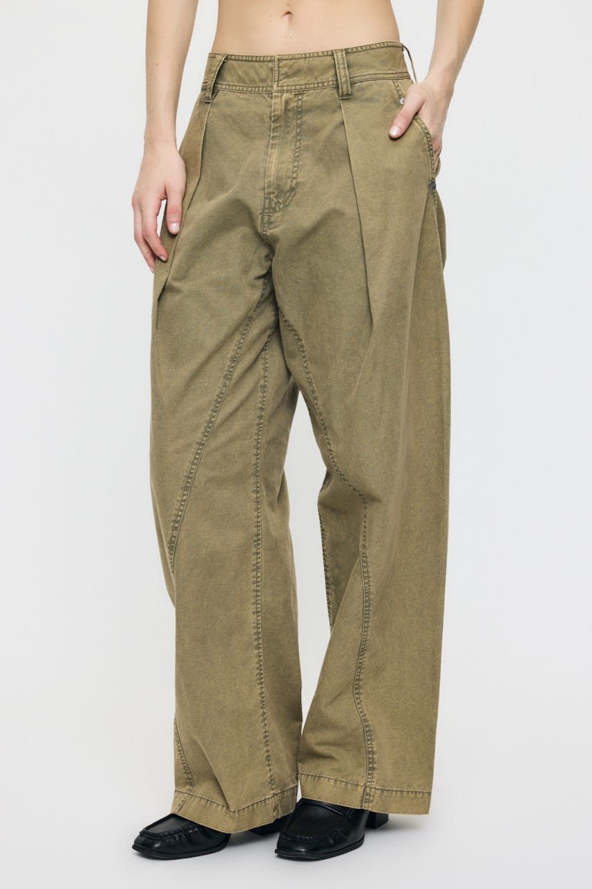 MOUSSY | CURVE LINE TUCK パンツ (パンツ ) |SHEL'TTER WEBSTORE
