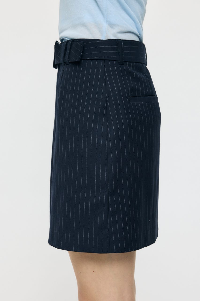 CLASSIC BELTED MINI スカート 柄NVY 1