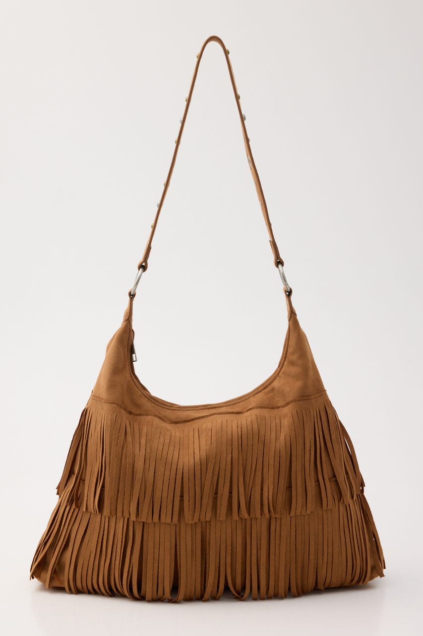 FRINGE F/SUEDE バッグ BEG FREE