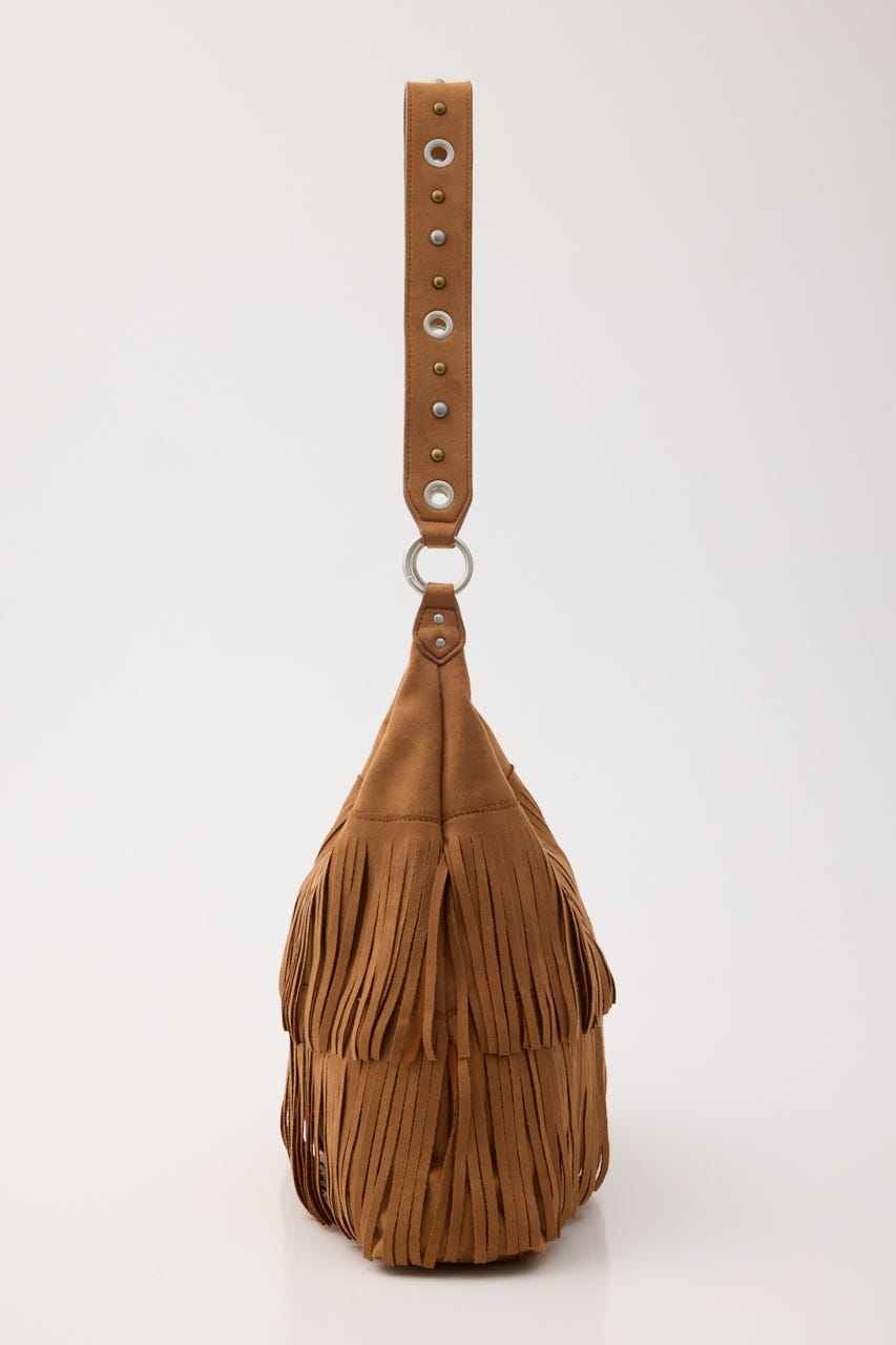 FRINGE F/SUEDE バッグ BEG FREE
