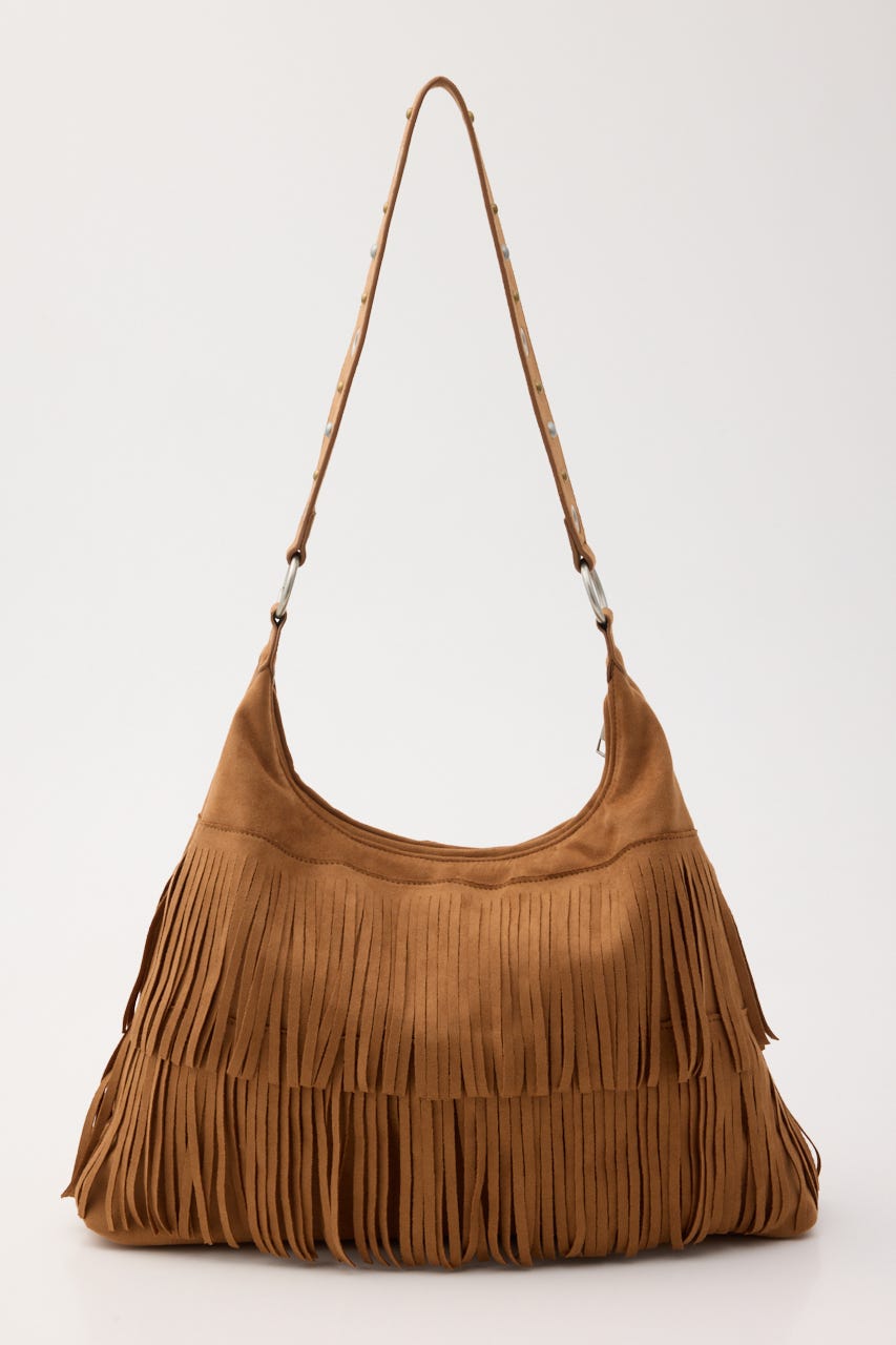 FRINGE F/SUEDE バッグ BEG FREE