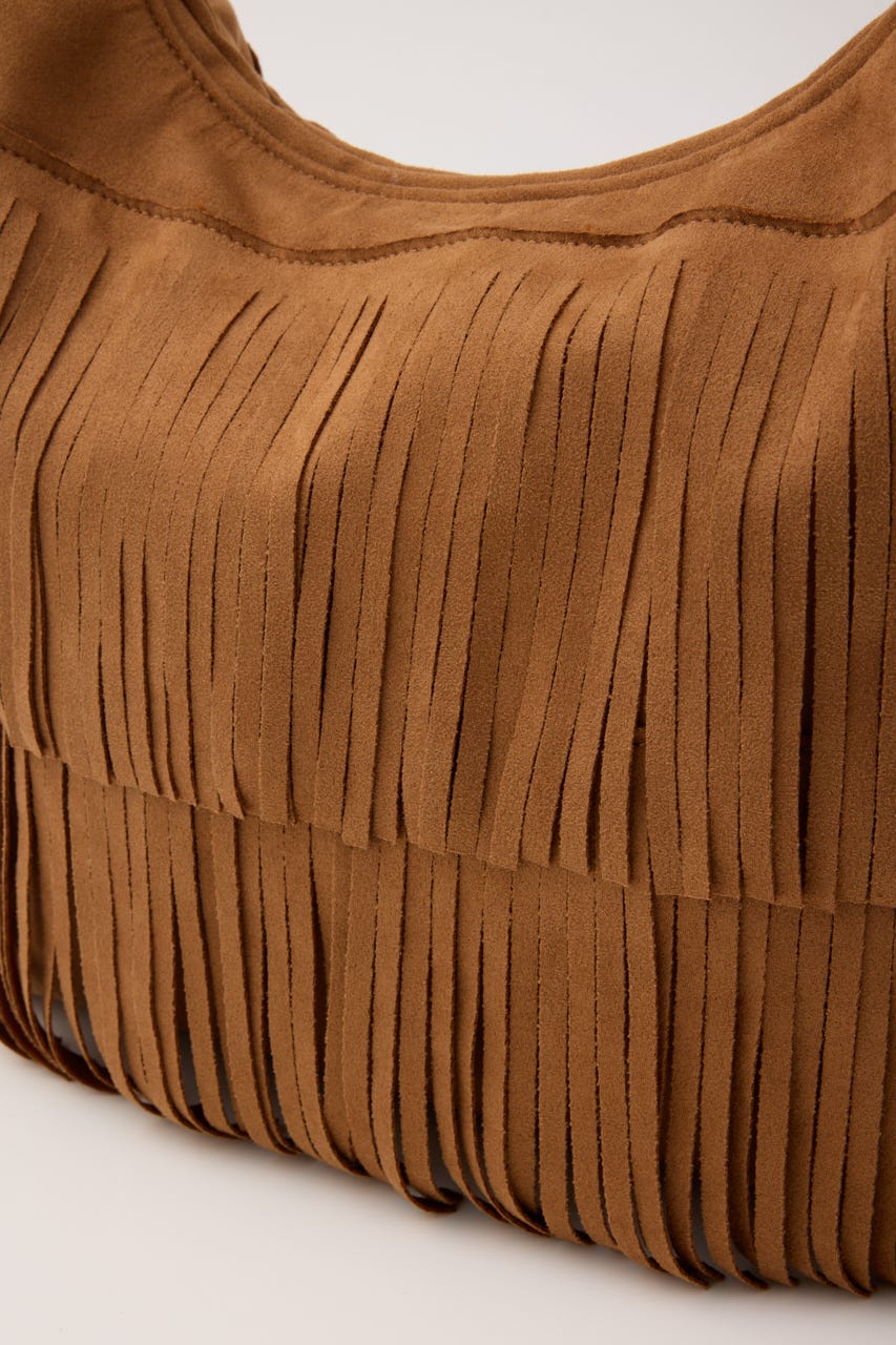 FRINGE F/SUEDE バッグ BEG FREE