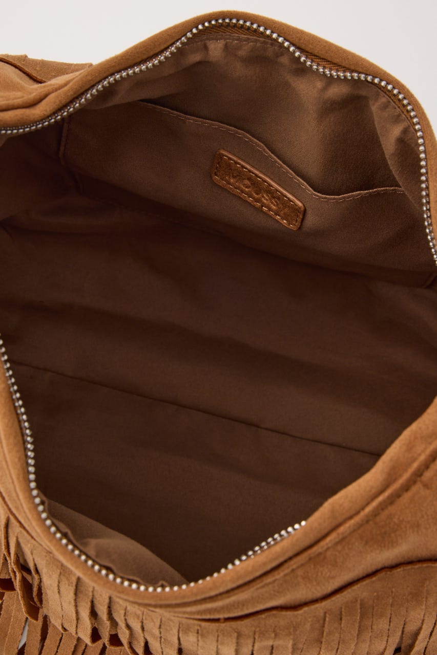 FRINGE F/SUEDE バッグ BEG FREE