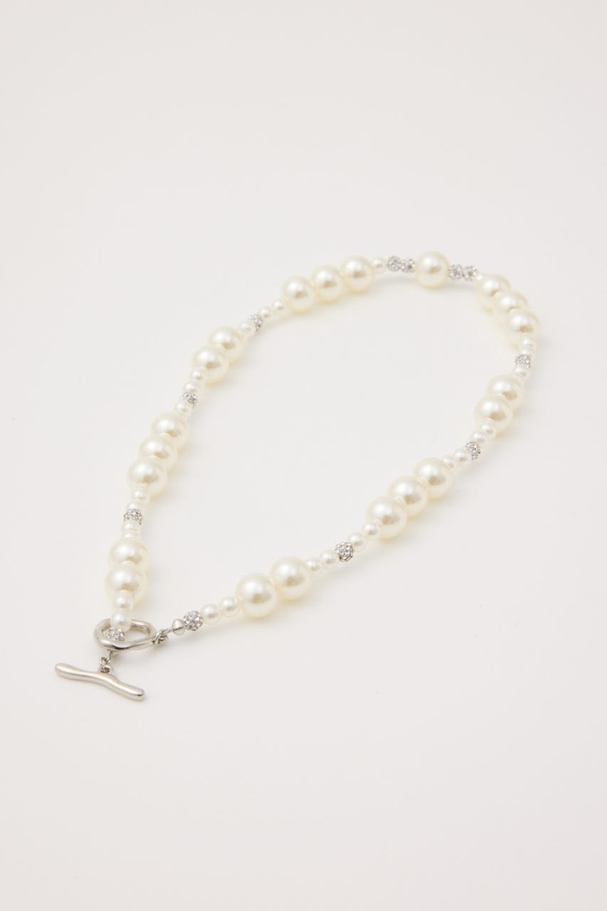 UNEVENNESS ネックレス O/WHT FREE