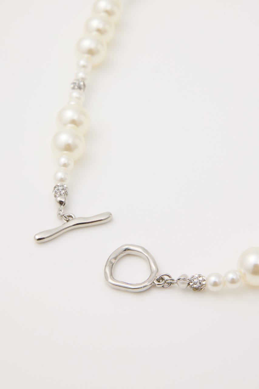UNEVENNESS ネックレス O/WHT FREE
