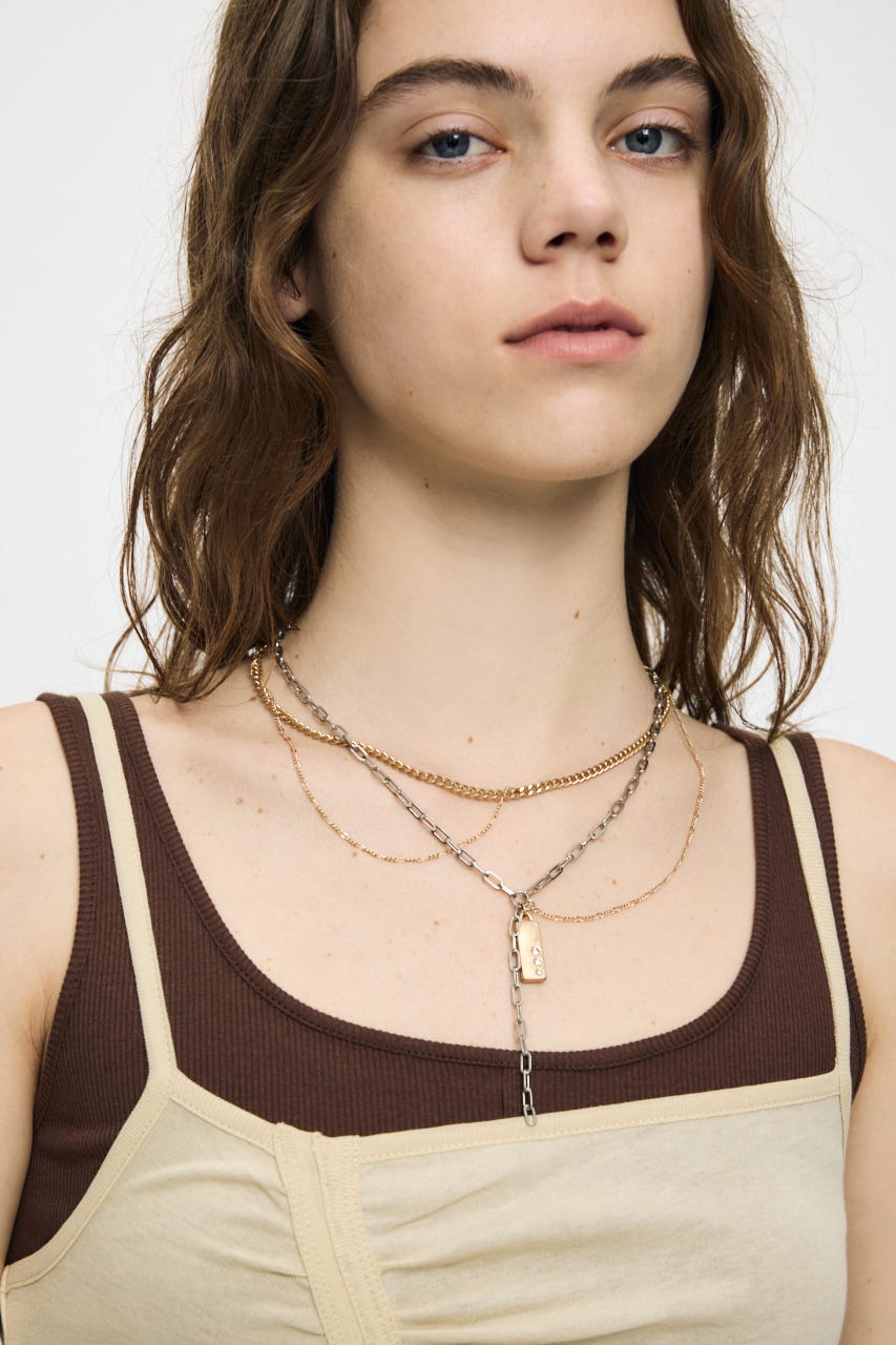 MESSY CHUNK ネックレス Multi_1 FREE
