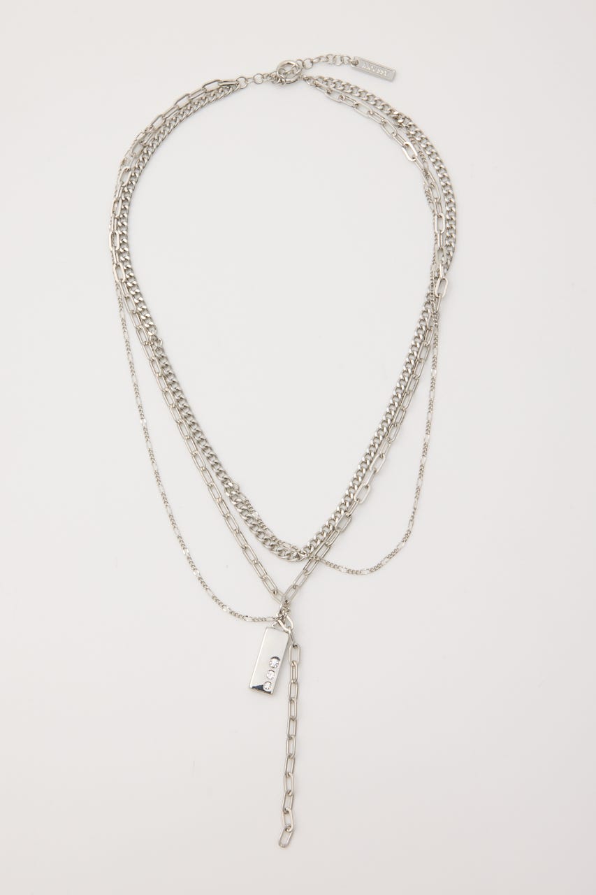 MESSY CHUNK ネックレス SLV FREE